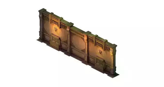 Game model - the tomb wall 02