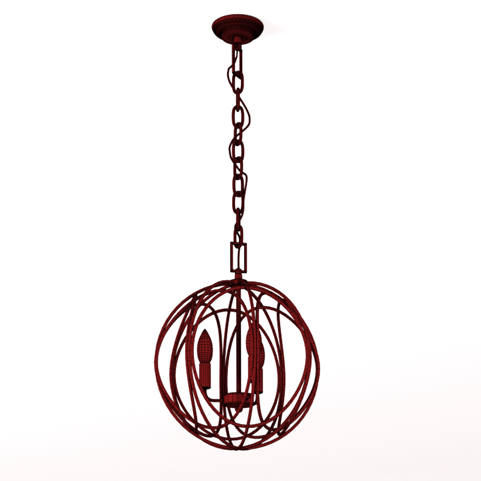 Arbor Lamp Cage 2 3D model_6