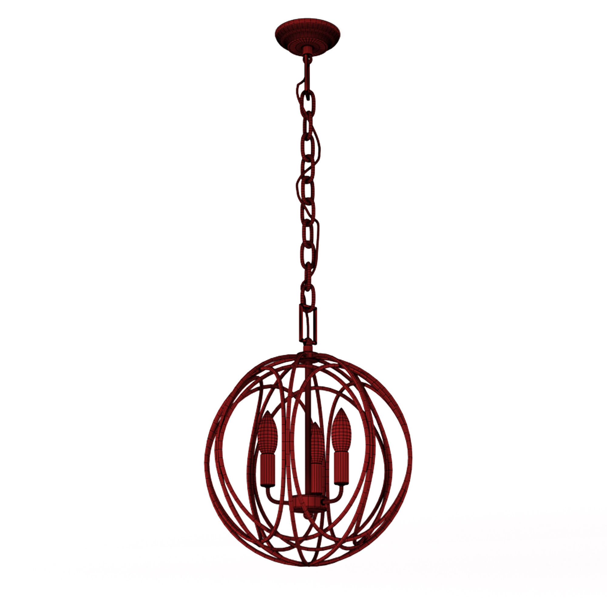 Arbor Lamp Cage 2 3D model_9