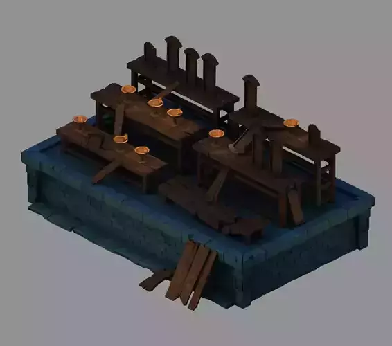 Ghost Furniture - Candlestick 01