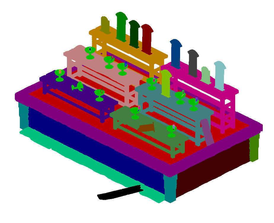 Ghost Furniture - Candlestick 02 3D model_3