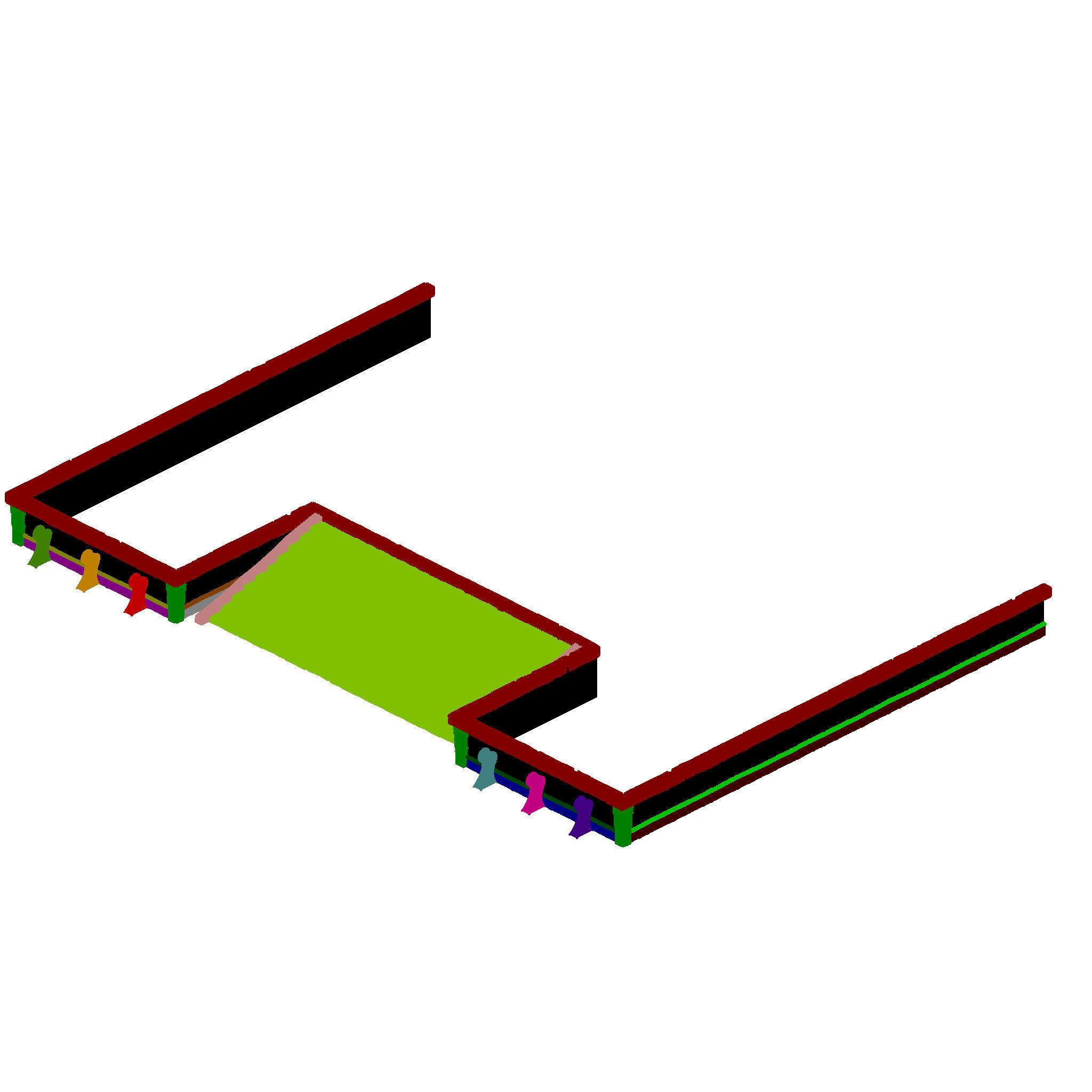 Ghost House - Stairs 01 3D model_3