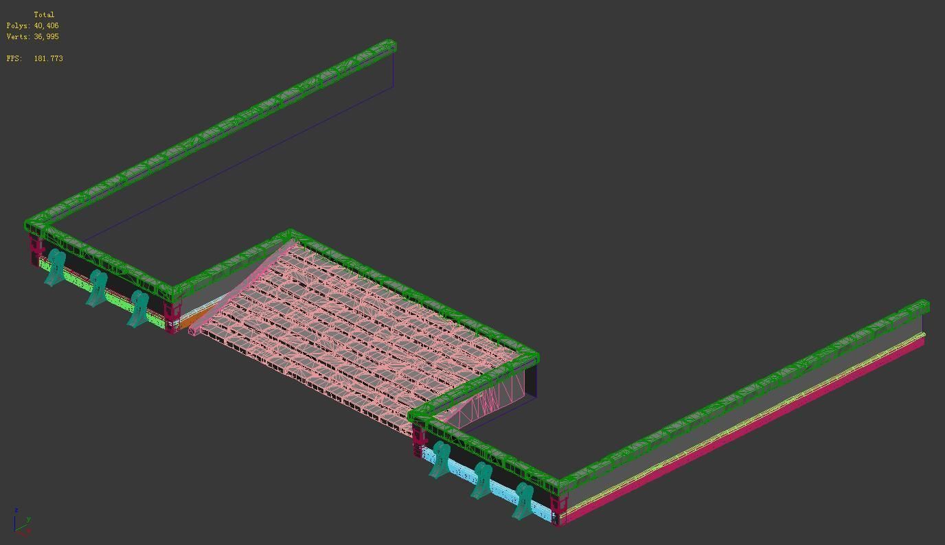 Ghost House - Stairs 01 3D model_5