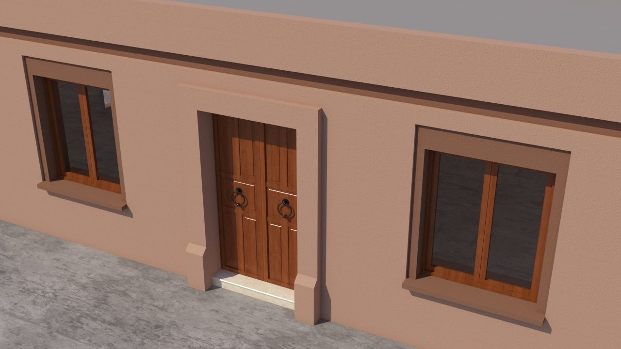 Moroccan House Marrakech 3D model_3