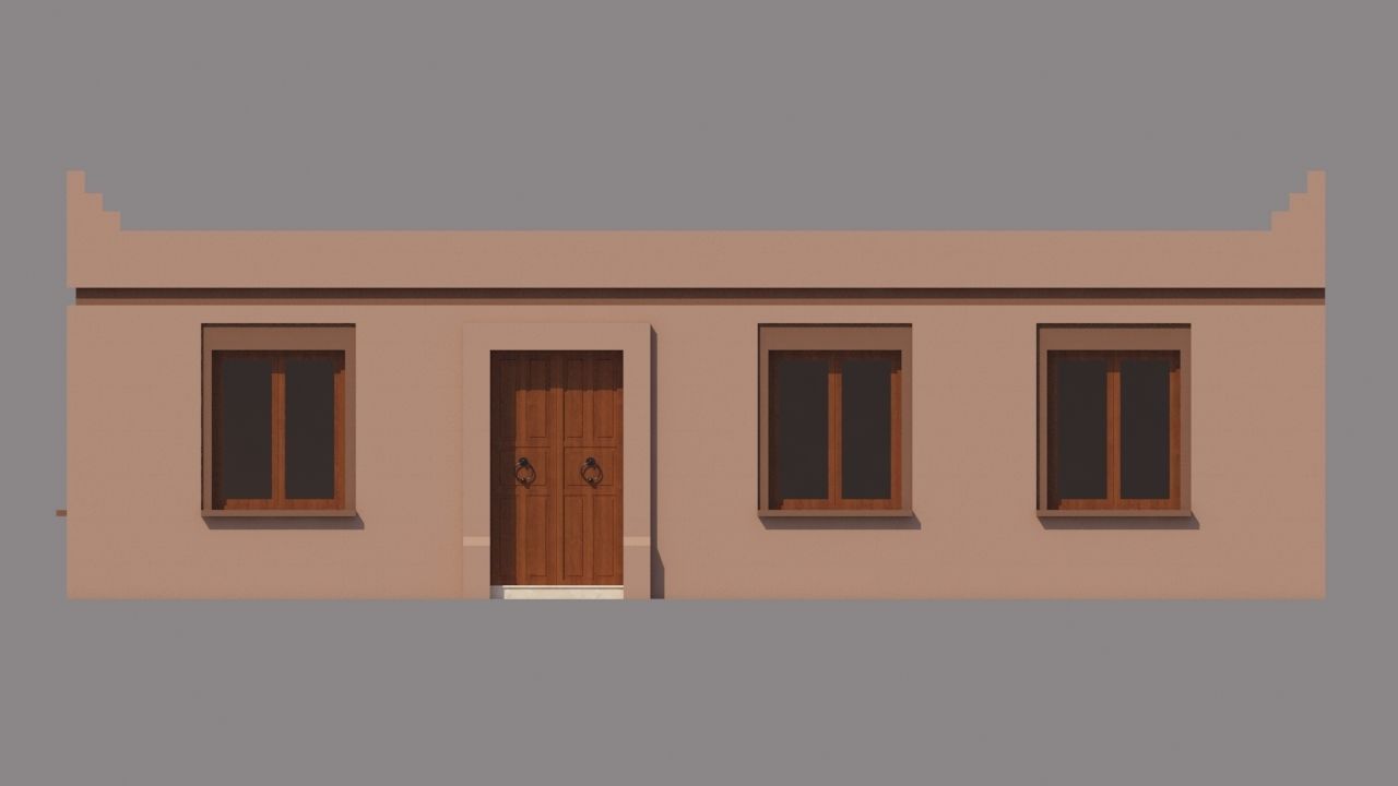 Moroccan House Marrakech 3D model_4