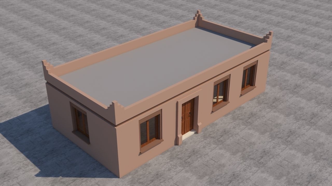 Moroccan House Marrakech 3D model_2