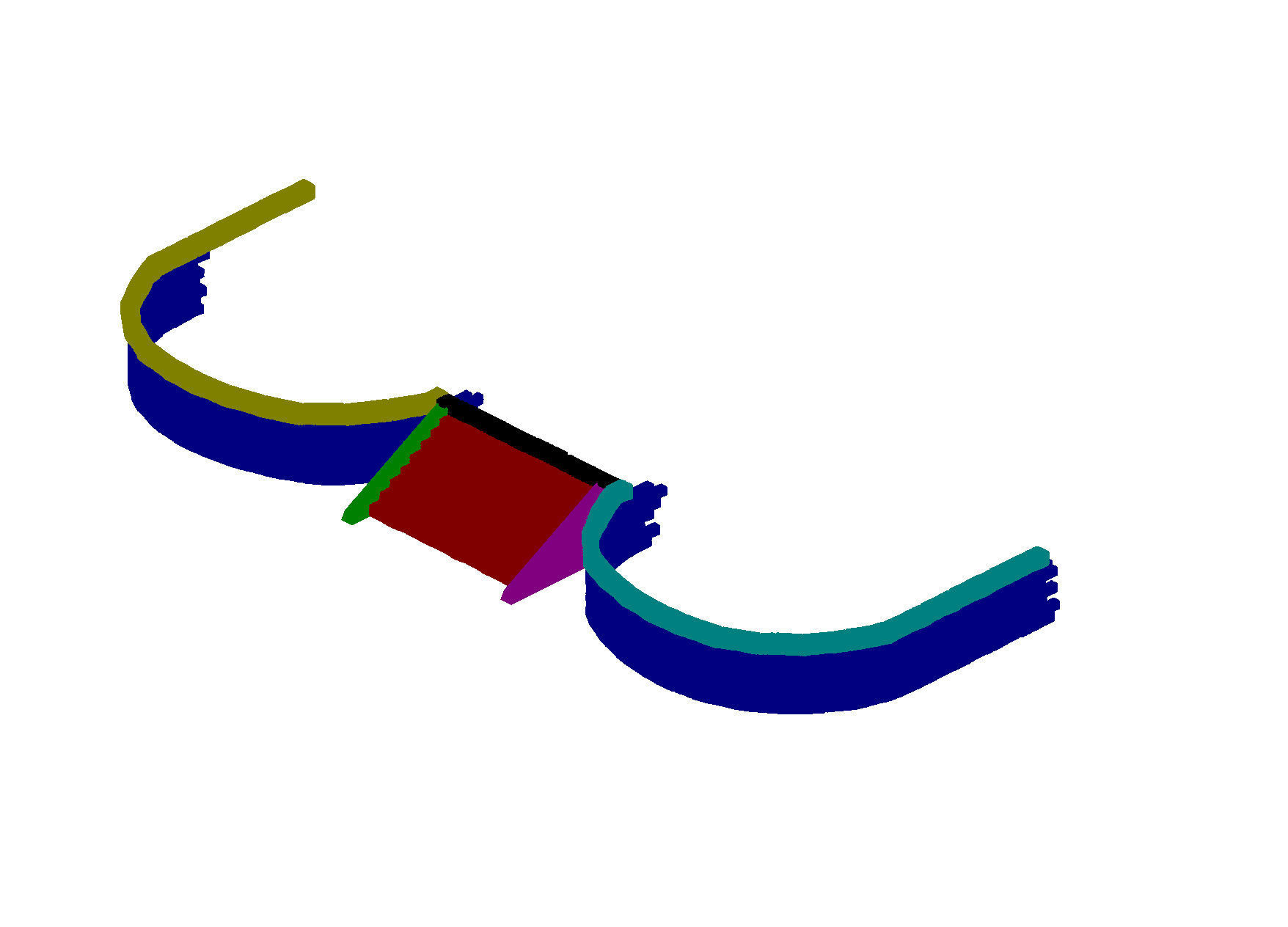 Ghost House - Stairs 02 3D model_3