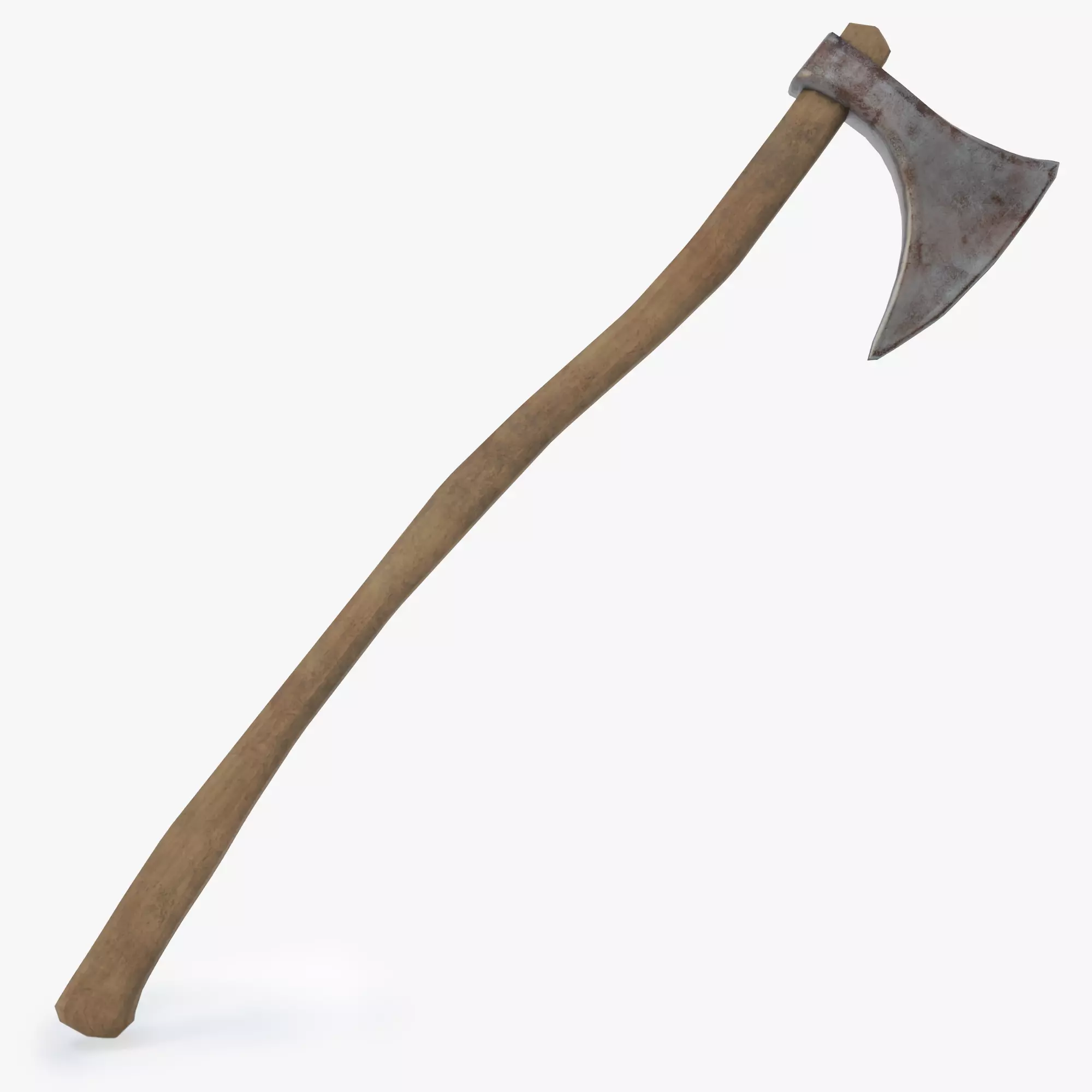 Axe low poly Low-poly 3D model_0