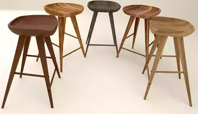 Wood Bar Stool
