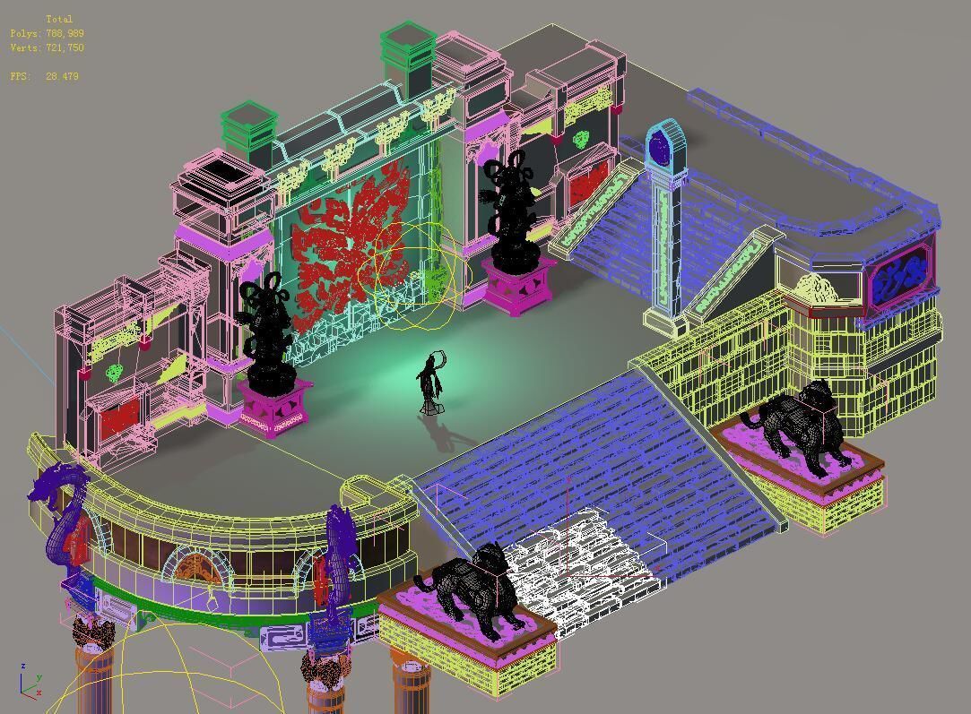 Ghost face peak - ghost mound door 01 3D model_8
