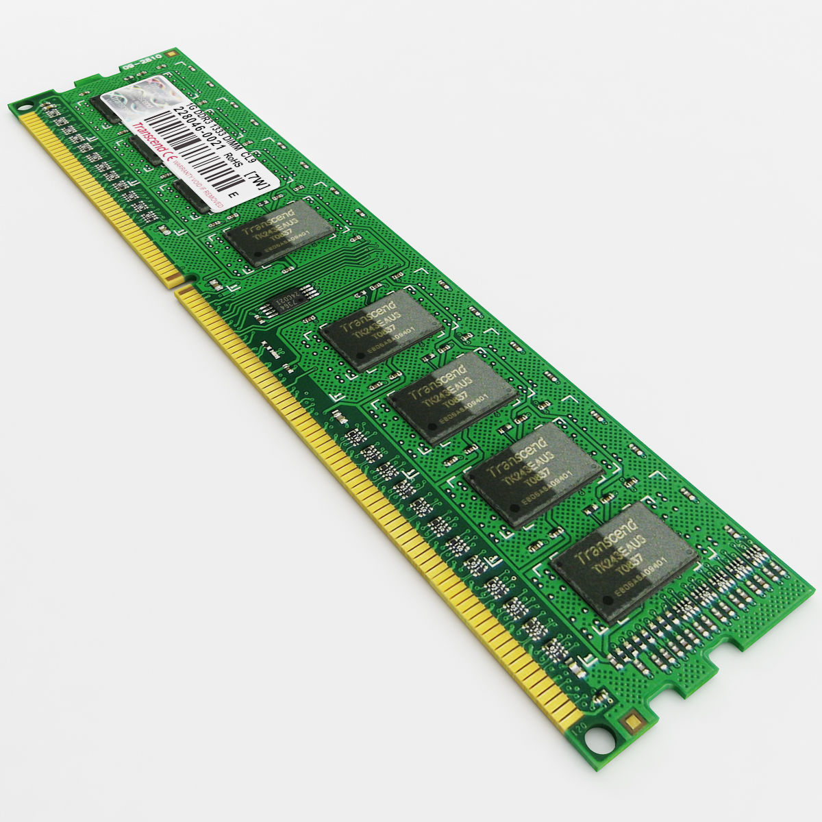 DDR3 Ram 3D model_2