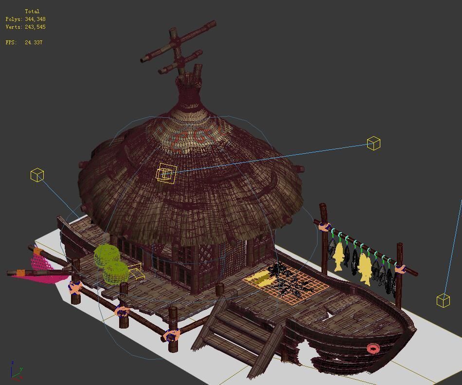 Seaside Village - Fisherman Cottage 02 3D model_1