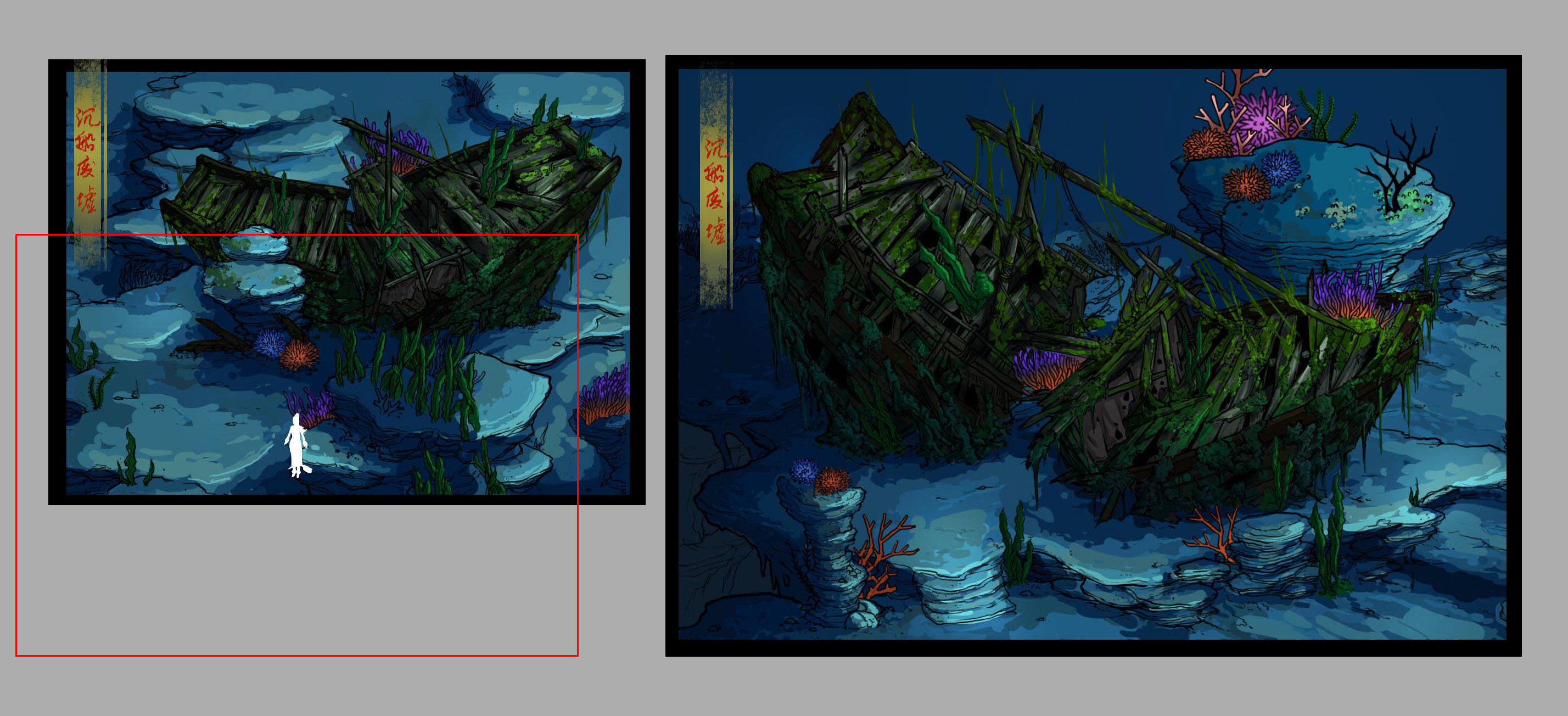 Game Model - Undersea Shipwreck -01 3D model_1