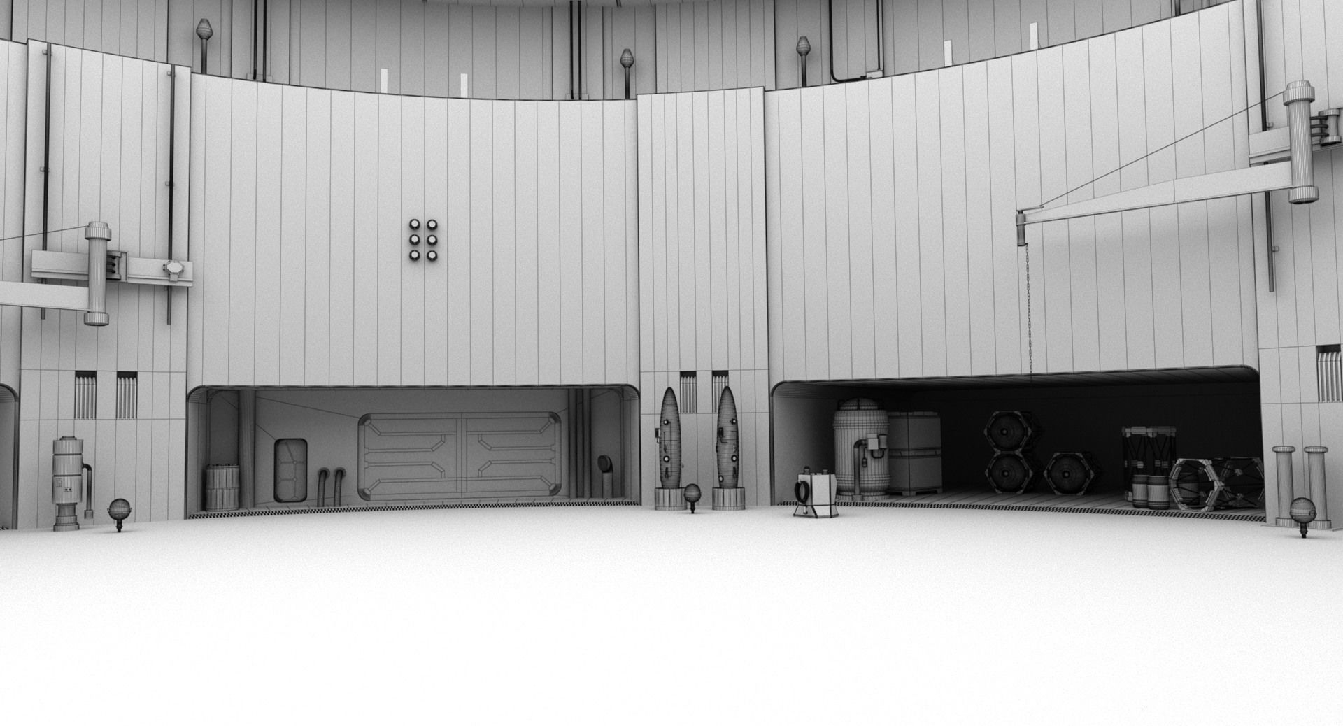 Mos Eisley Docking Bay 94 3D model_8