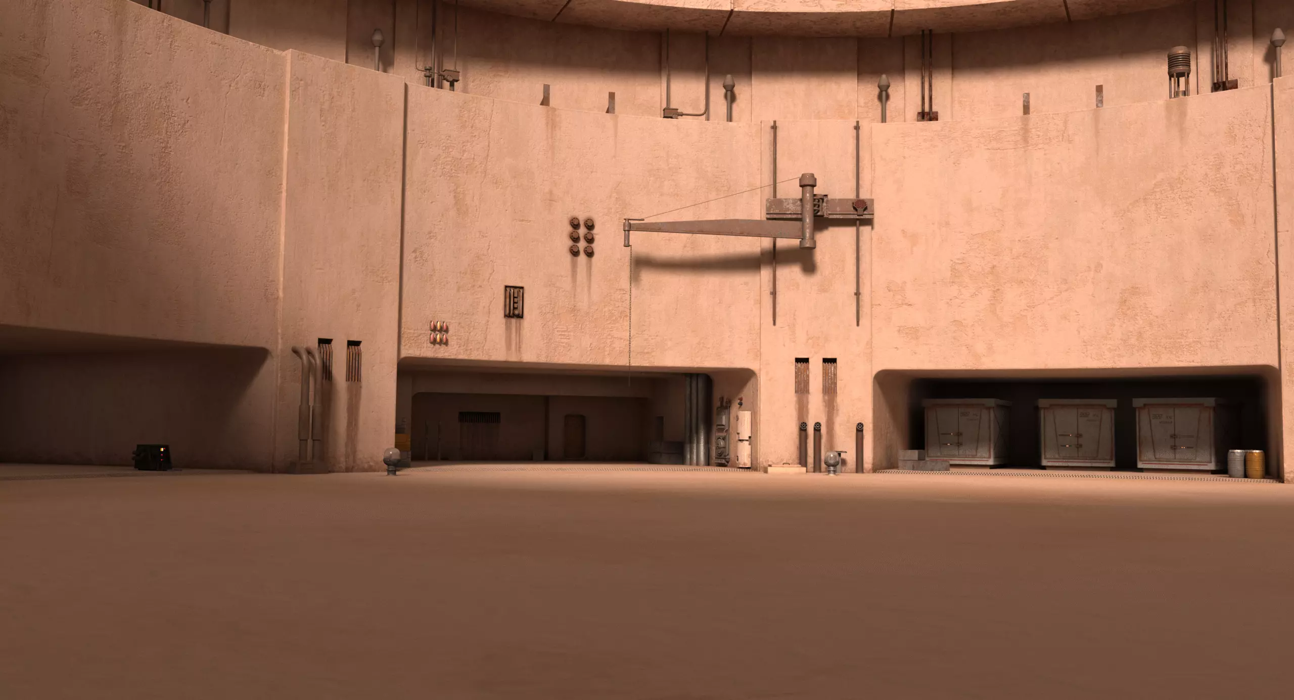 Mos Eisley Docking Bay 94 3D model_0