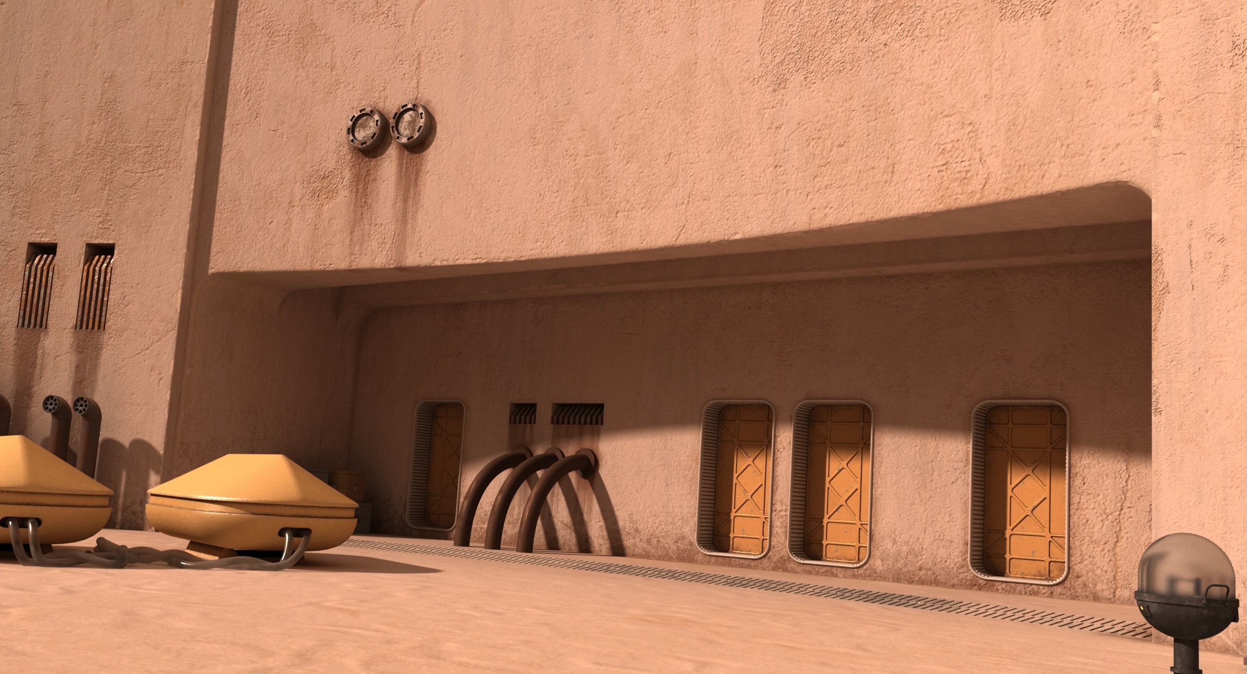 Mos Eisley Docking Bay 94 3D model_1