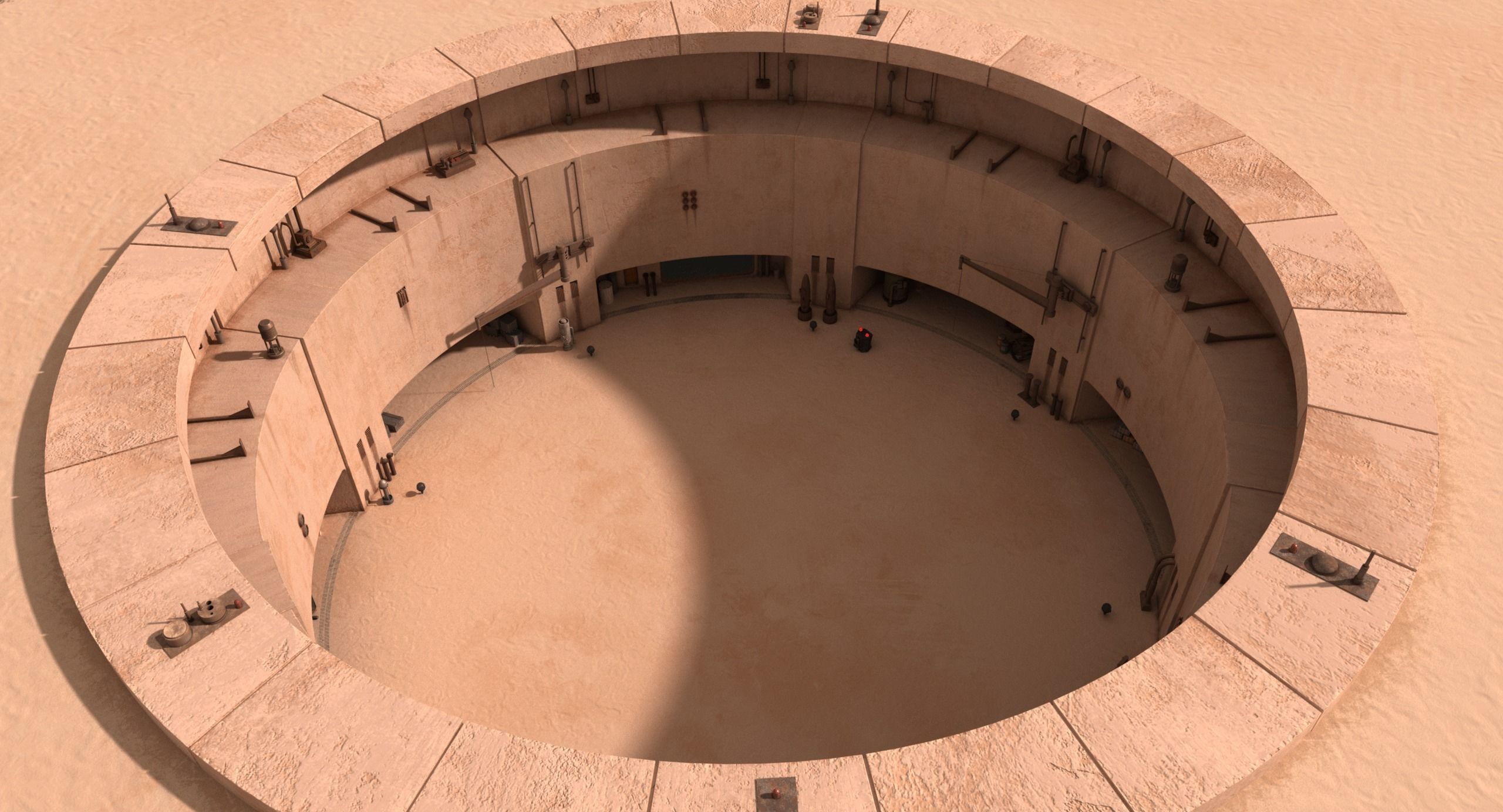 Mos Eisley Docking Bay 94 3D model_7