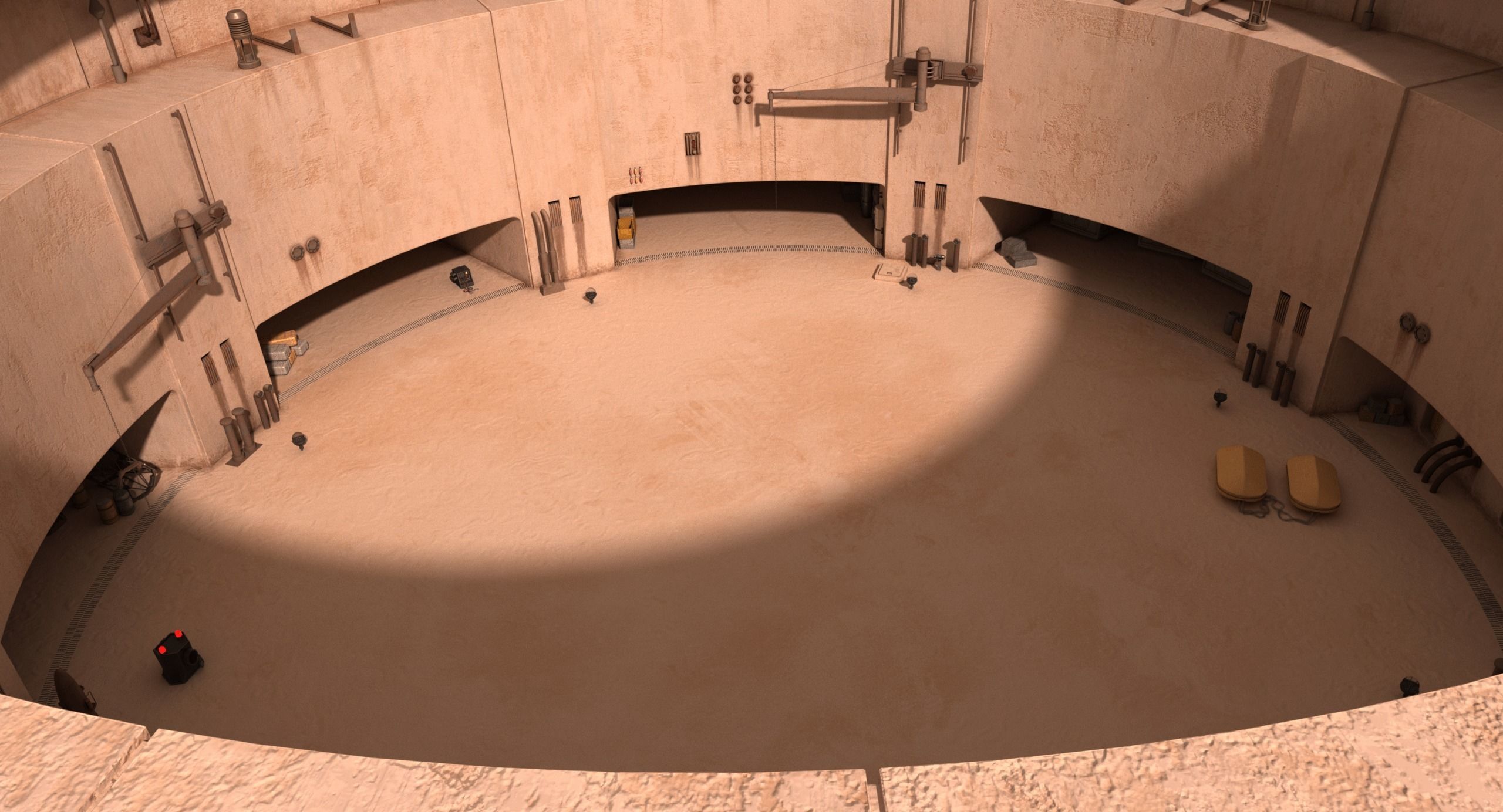 Mos Eisley Docking Bay 94 3D model_6