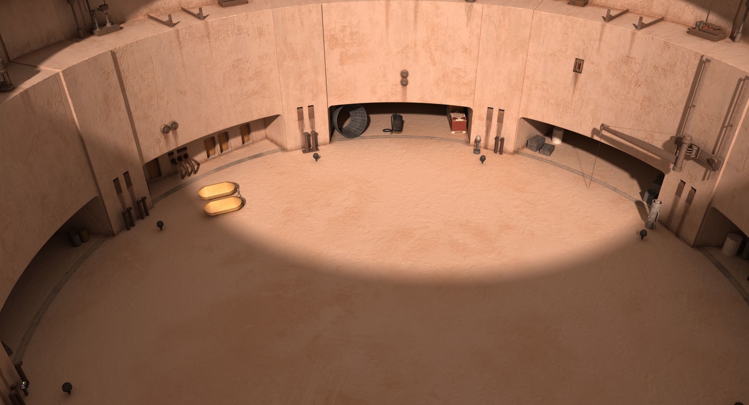 Mos Eisley Docking Bay 94 3D model_5