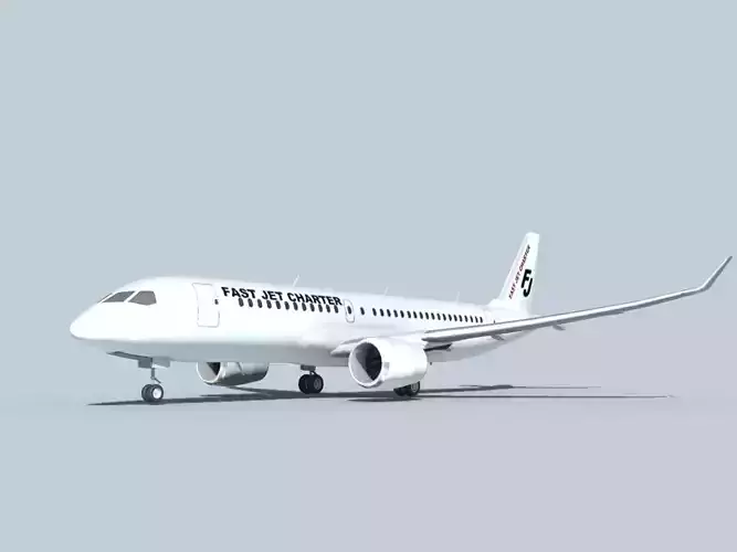 Bombardier CS100 Fast Jet Charter 3D model