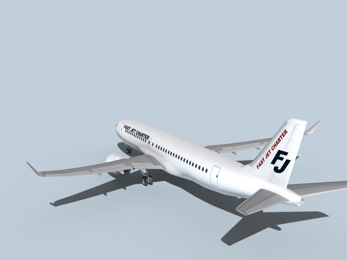 Bombardier CS100 Fast Jet Charter 3D model_8