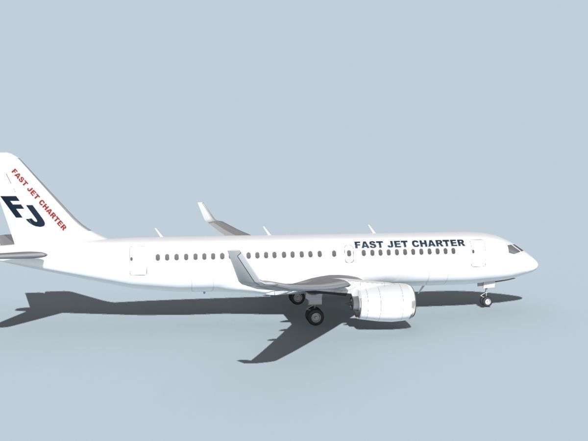 Bombardier CS100 Fast Jet Charter 3D model_5
