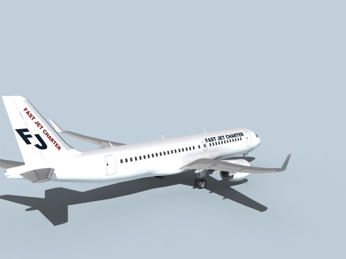 Bombardier CS100 Fast Jet Charter 3D model_4