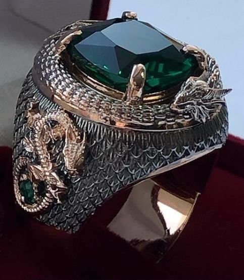 Dragon ring 3D print model_10