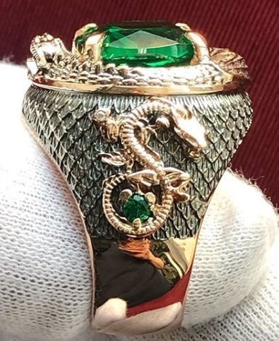 Dragon ring 3D print model_11