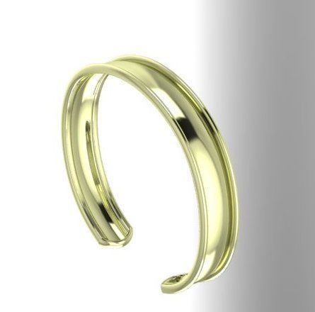 Men Bracelet 3D print model_3