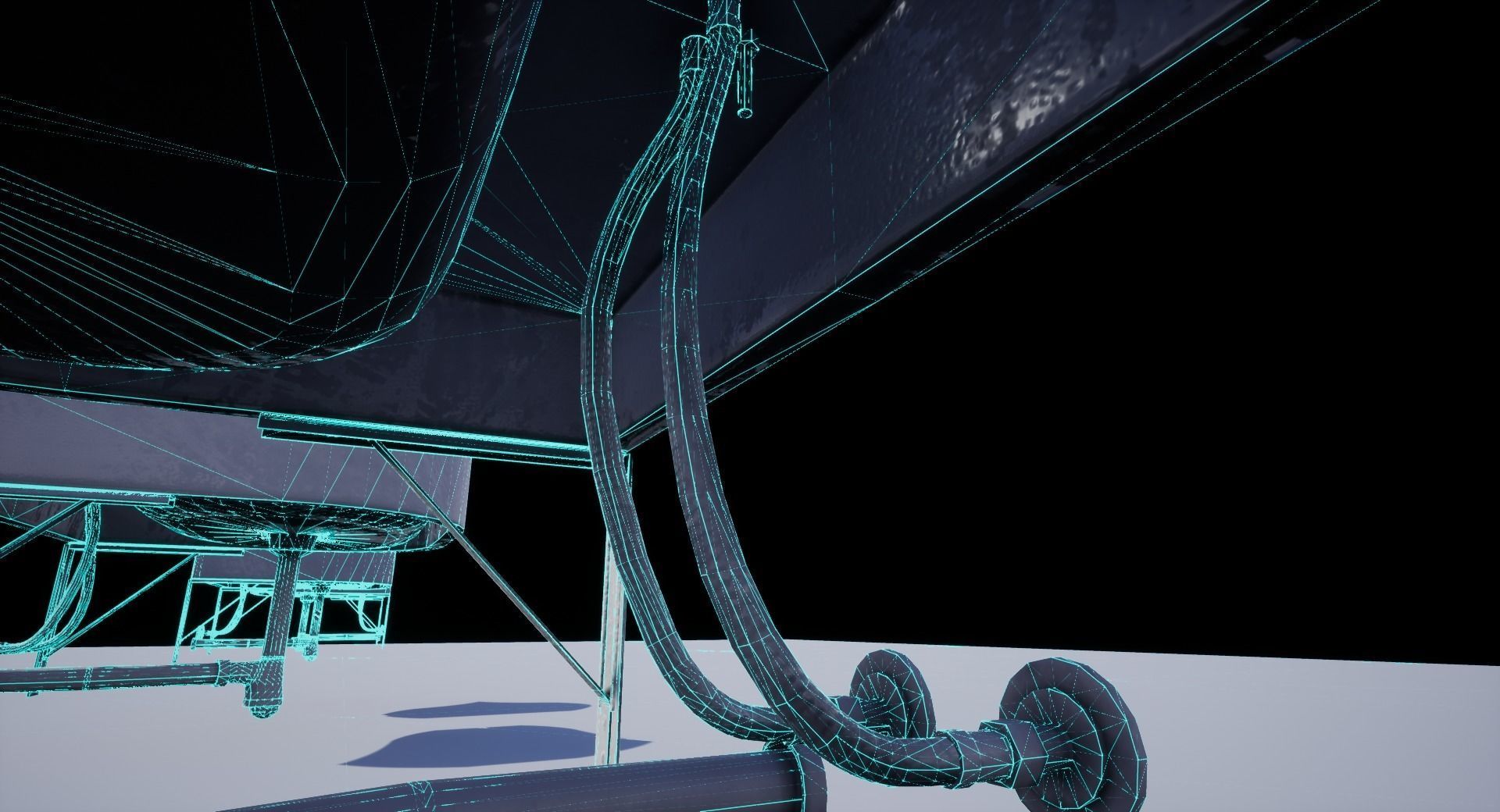 Old Sink Low-poly 3D model_12