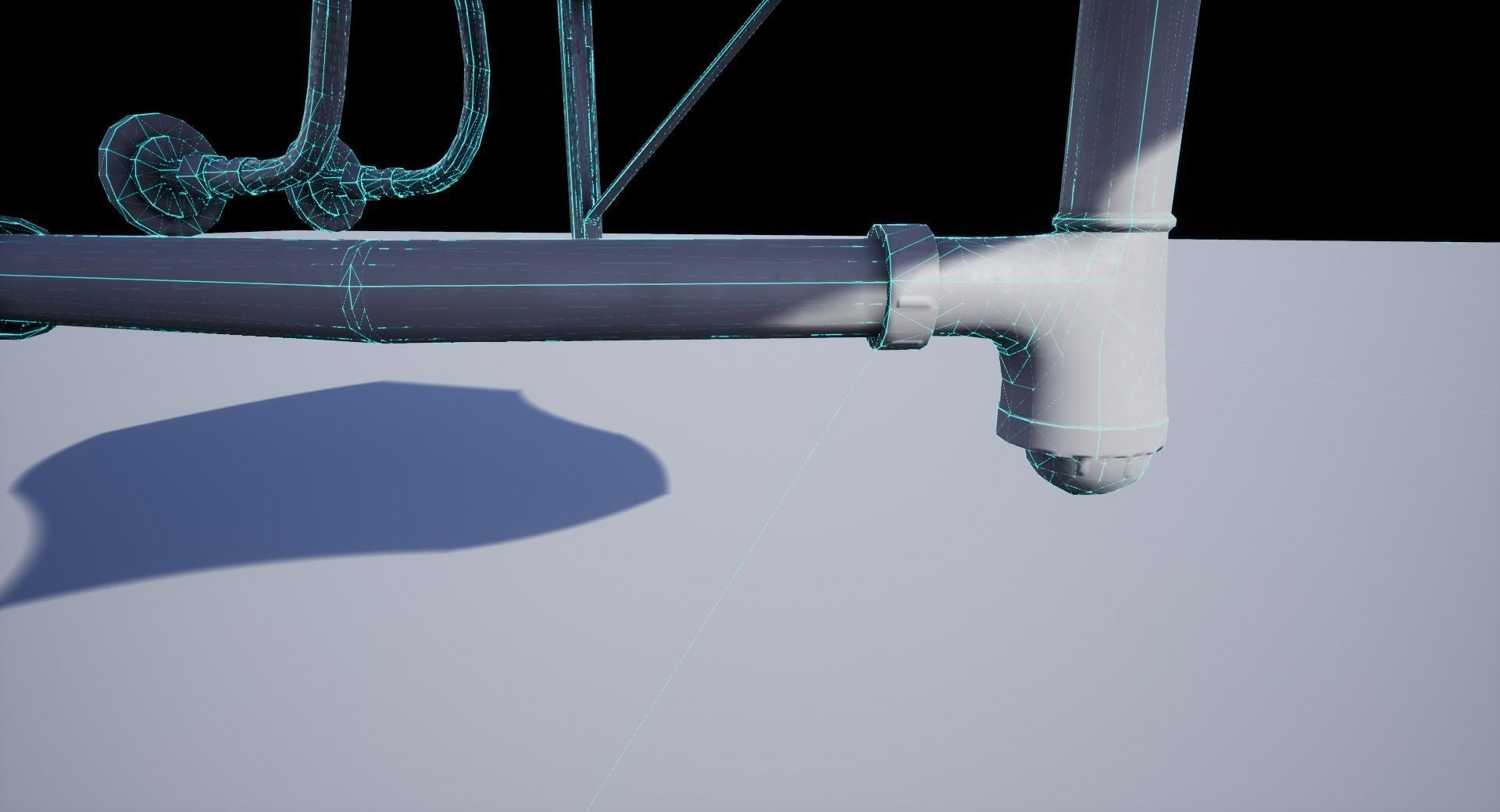 Old Sink Low-poly 3D model_11