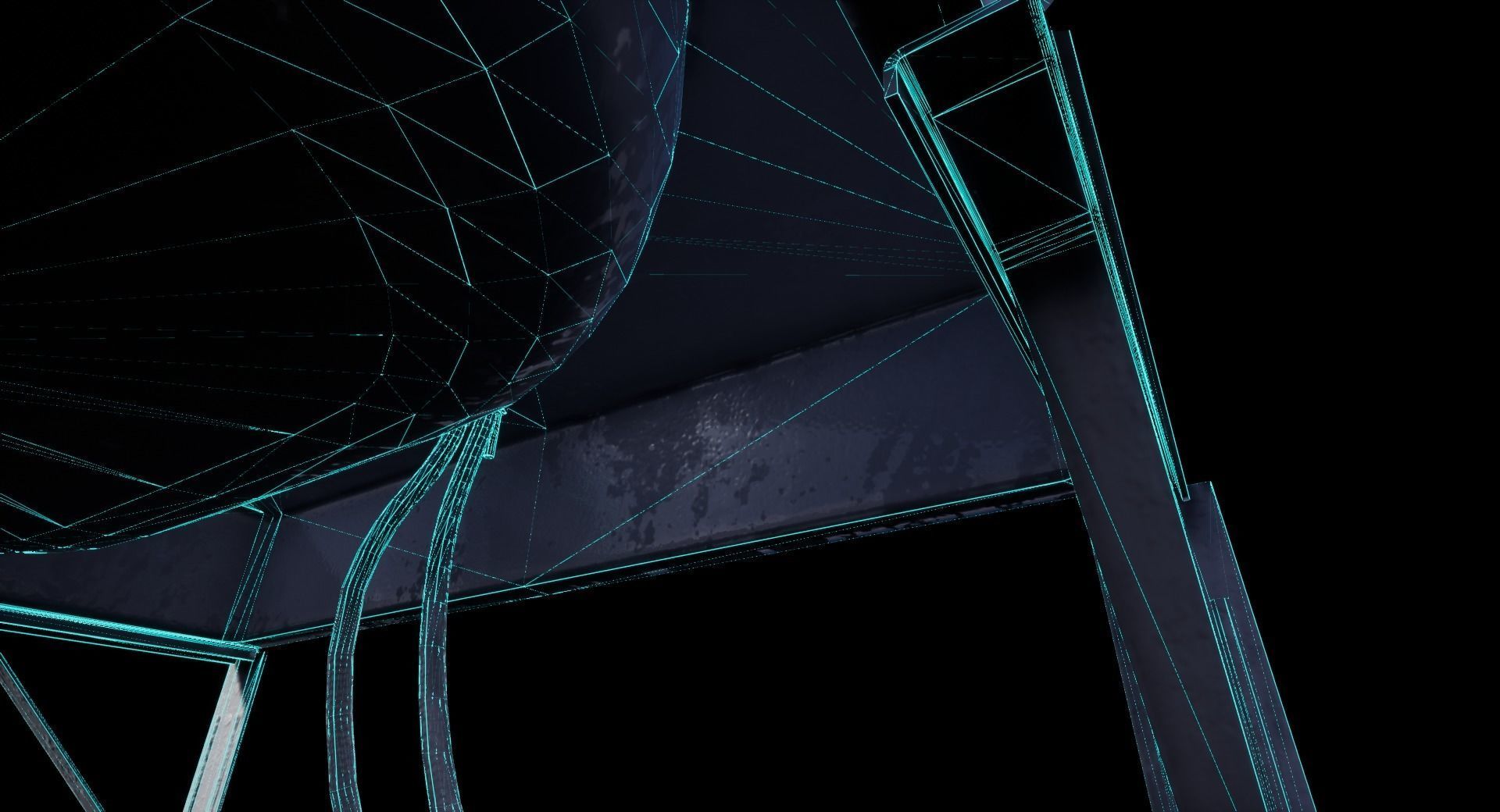 Old Sink Low-poly 3D model_14