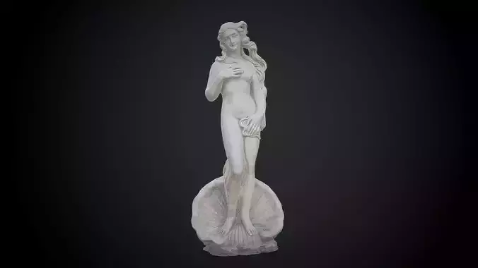 The Birth of Venus 3D model