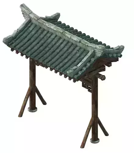 Huaihe River Building - the door arch 02