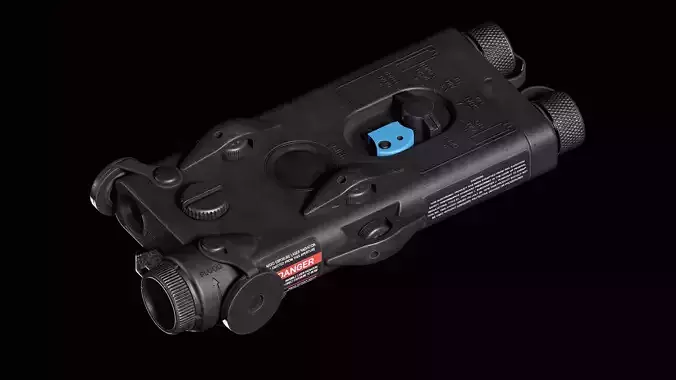 PEQ2A Laser Low-poly 3D model