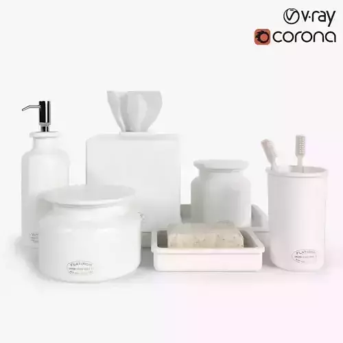 Restoration Hardware Flatiron Union Stoneware Bath Accessories