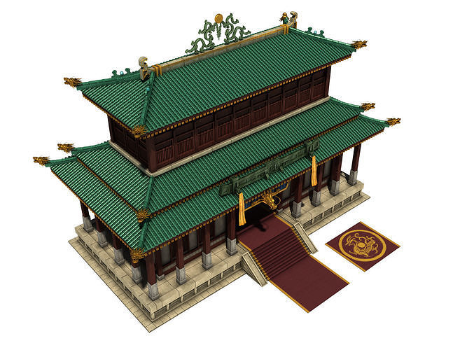 Royal Palace - Luxury Building 032 3D model