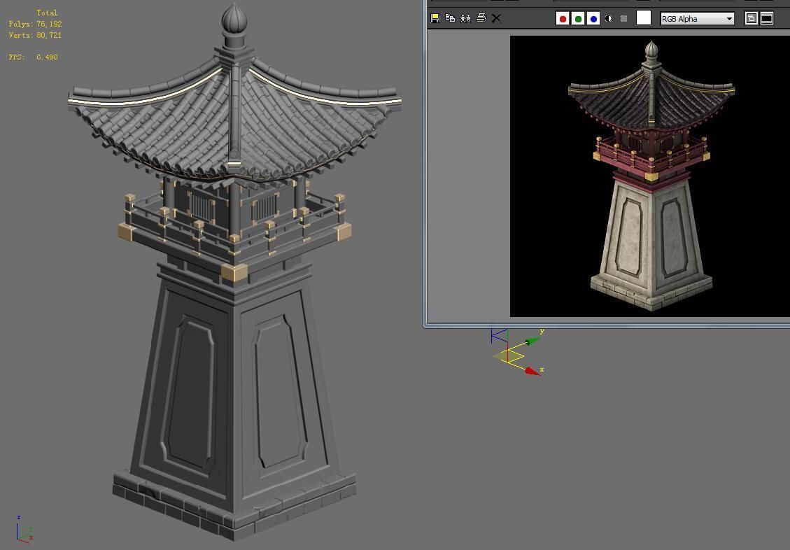 Palace - Watchtower 043 3D model_5