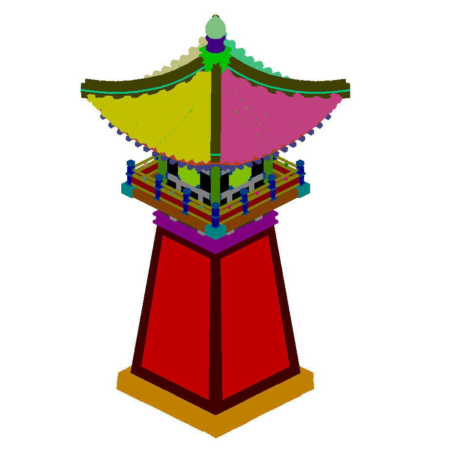 Palace - Watchtower 043 3D model_4
