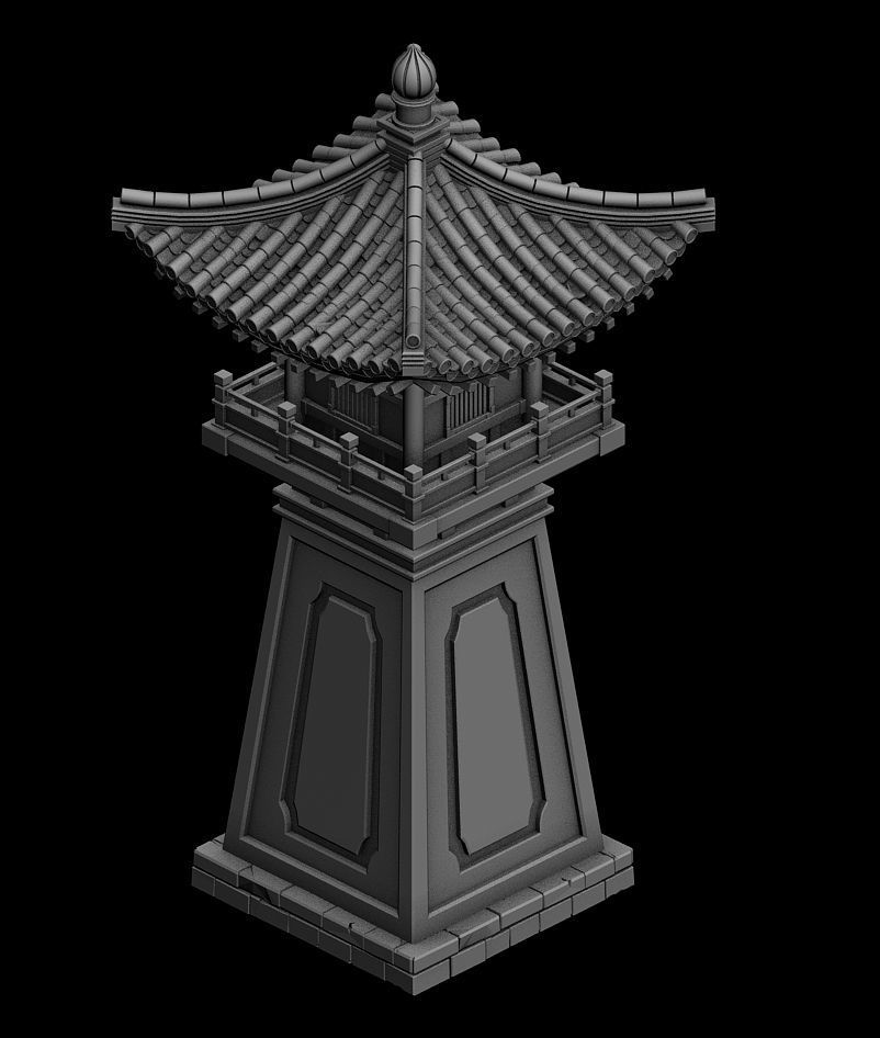 Palace - Watchtower 043 3D model_2
