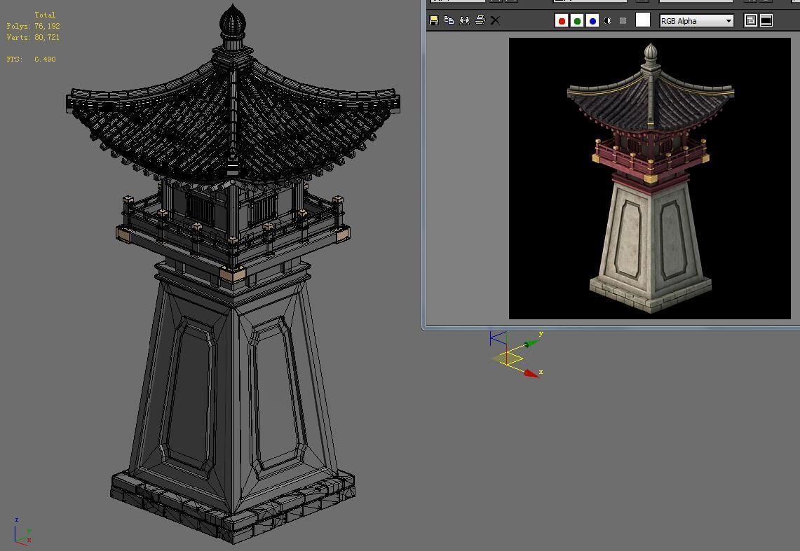 Palace - Watchtower 043 3D model_6