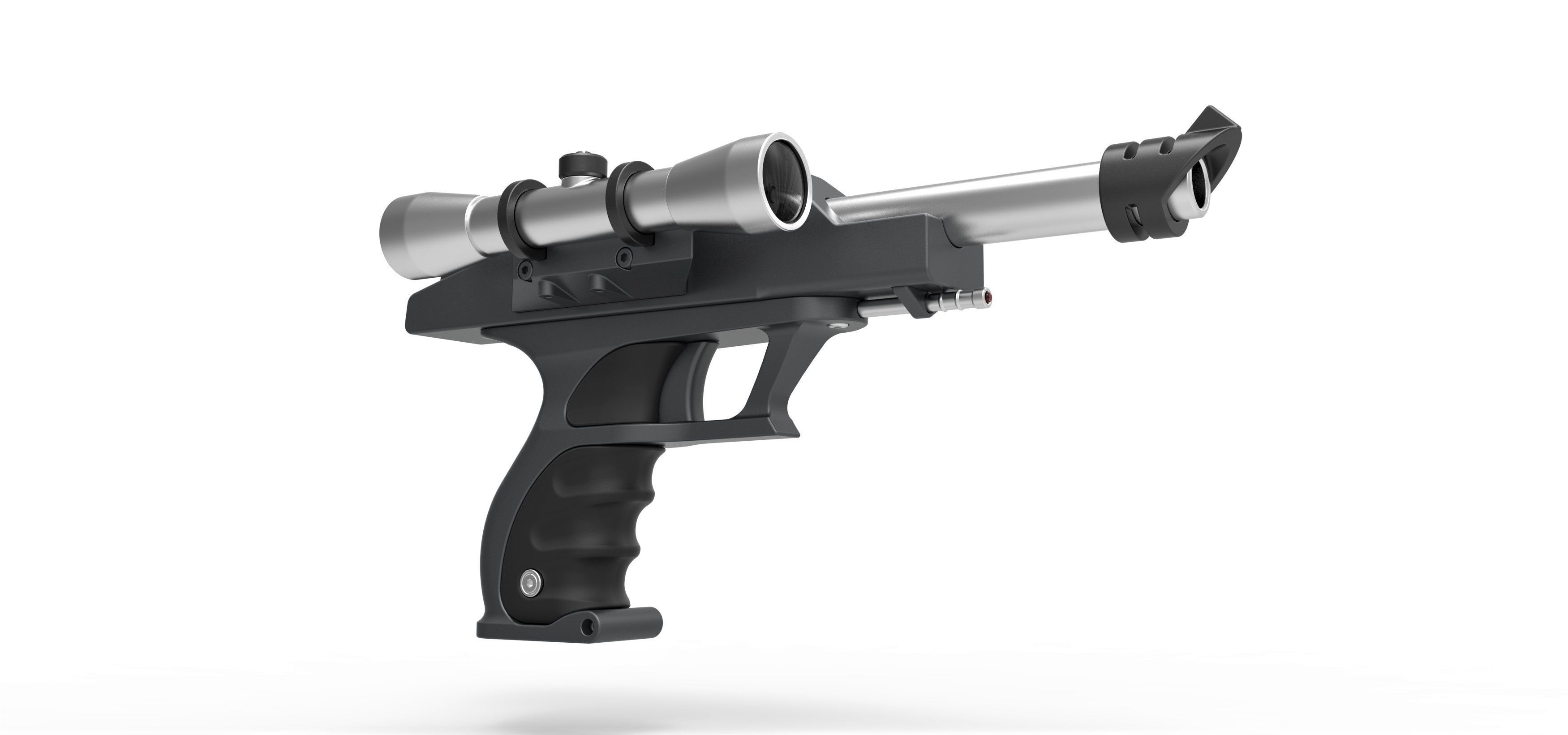 Captain Typho Blaster S-5 from Star Wars 3D model_3