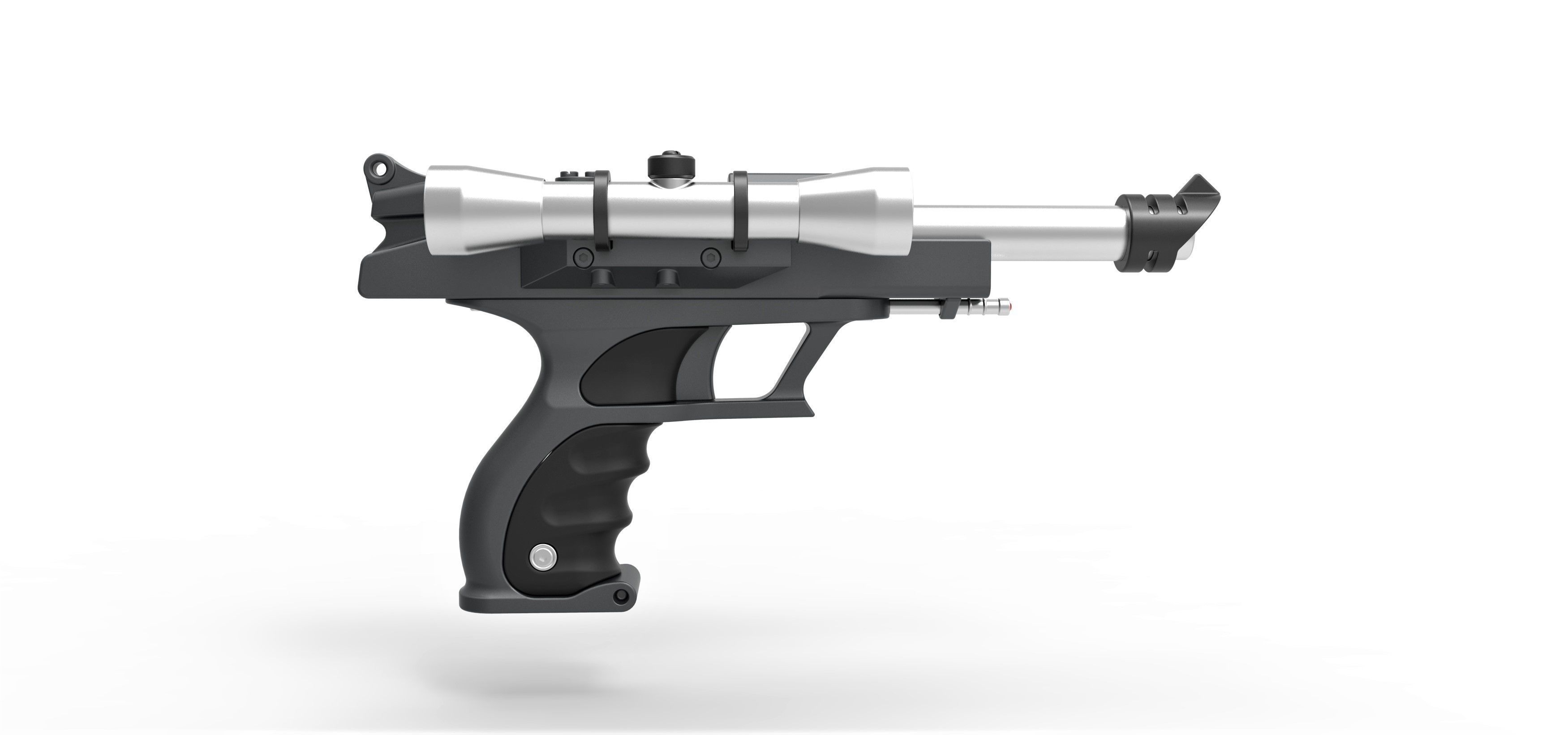 Captain Typho Blaster S-5 from Star Wars 3D model_7