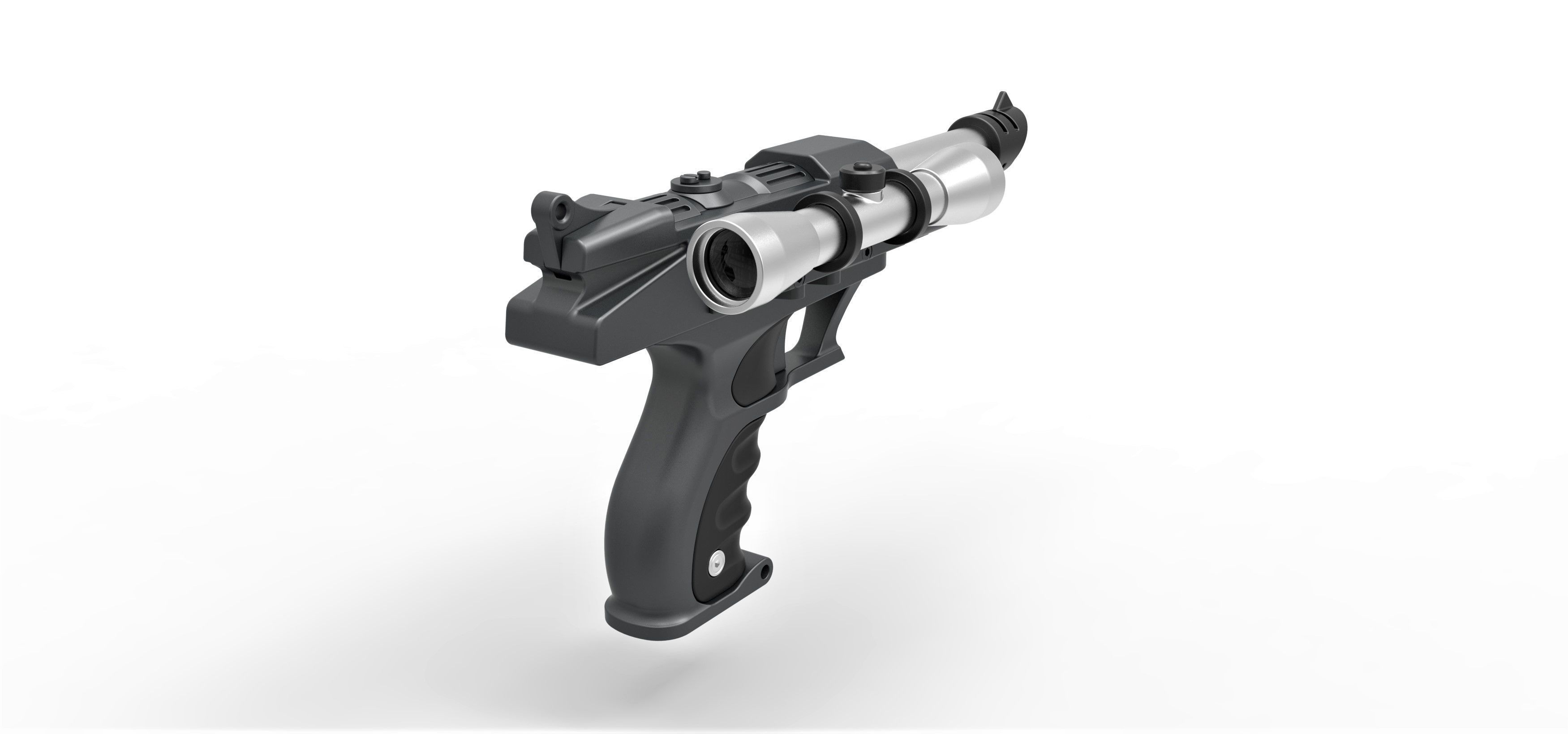 Captain Typho Blaster S-5 from Star Wars 3D model_12