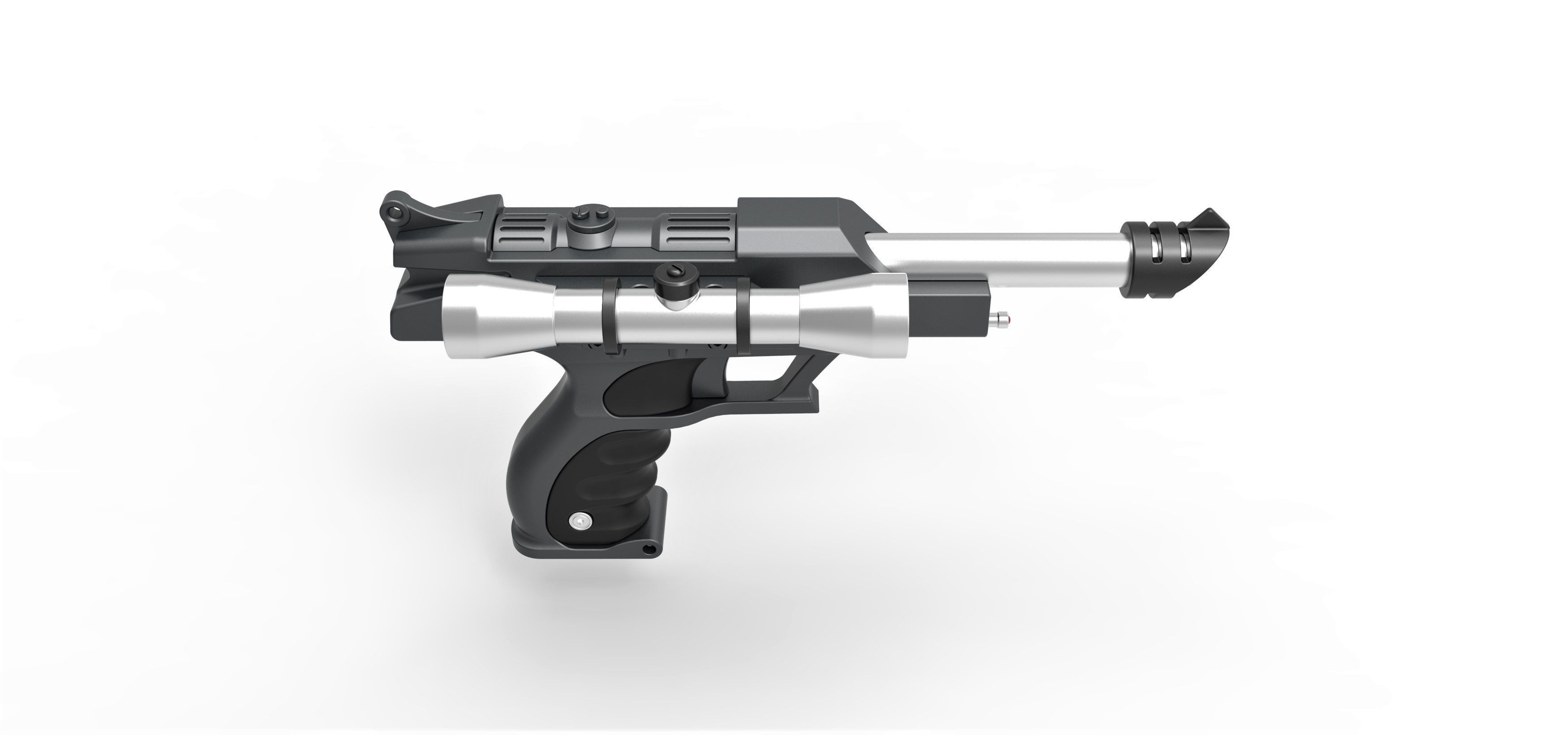 Captain Typho Blaster S-5 from Star Wars 3D model_8