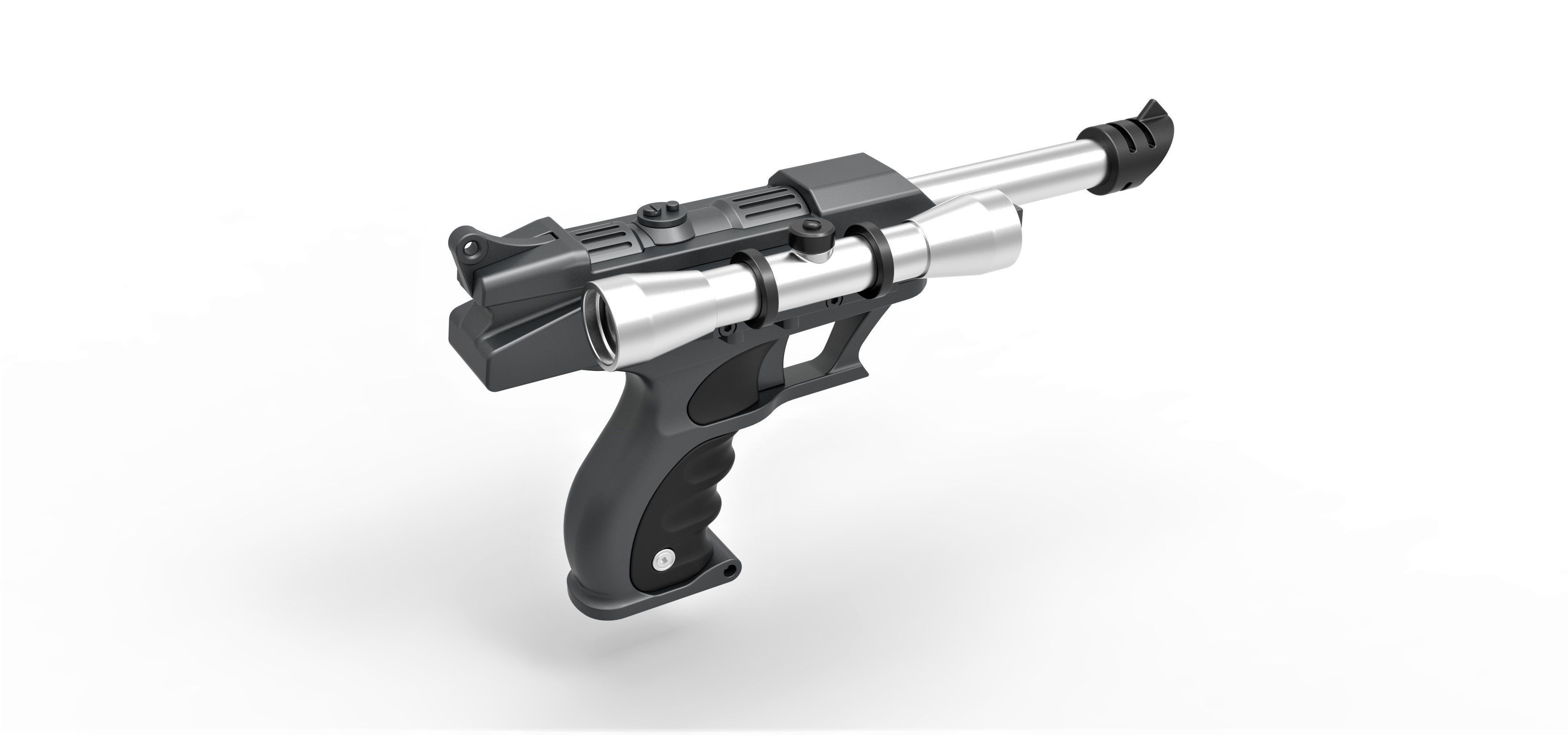 Captain Typho Blaster S-5 from Star Wars 3D model_10