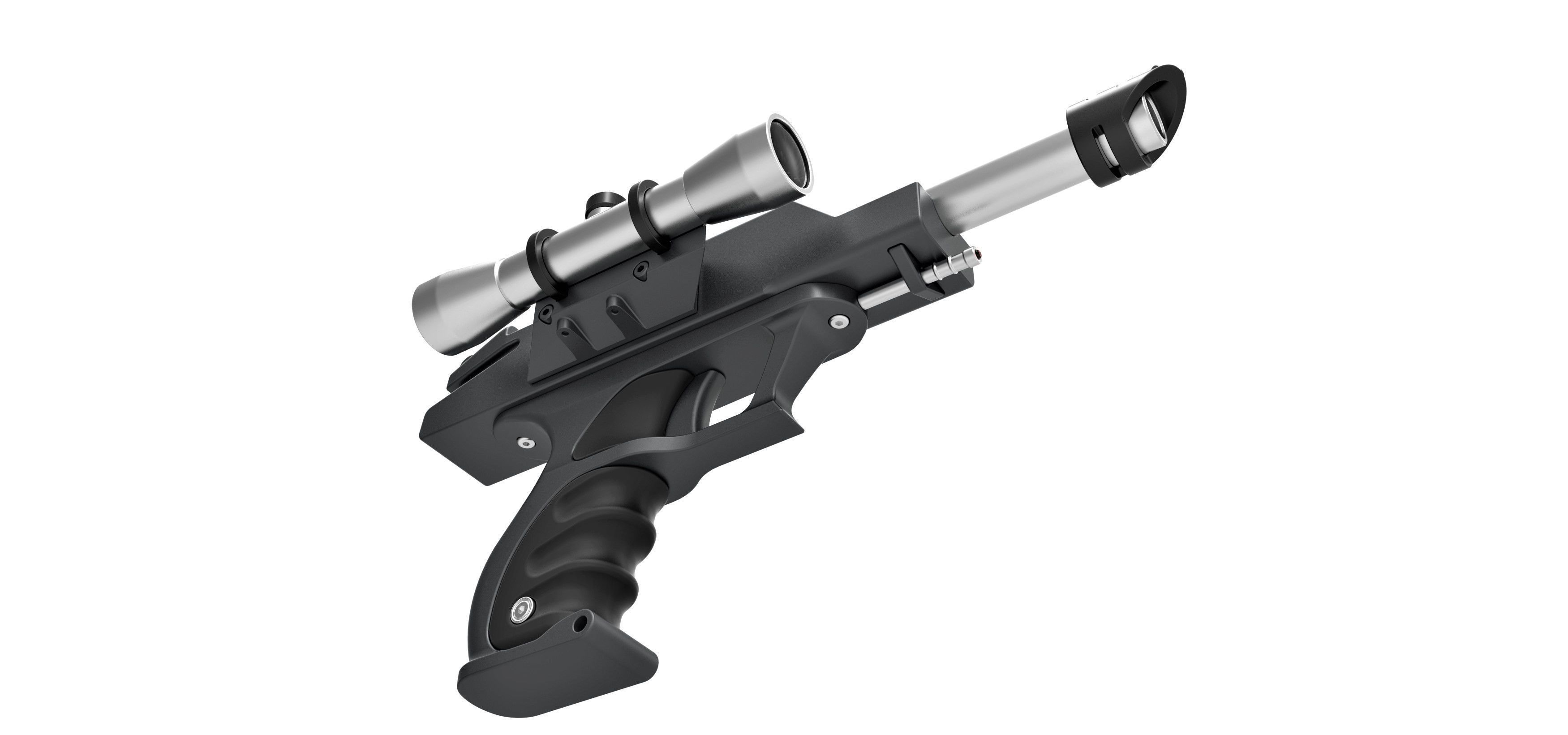 Captain Typho Blaster S-5 from Star Wars 3D model_4