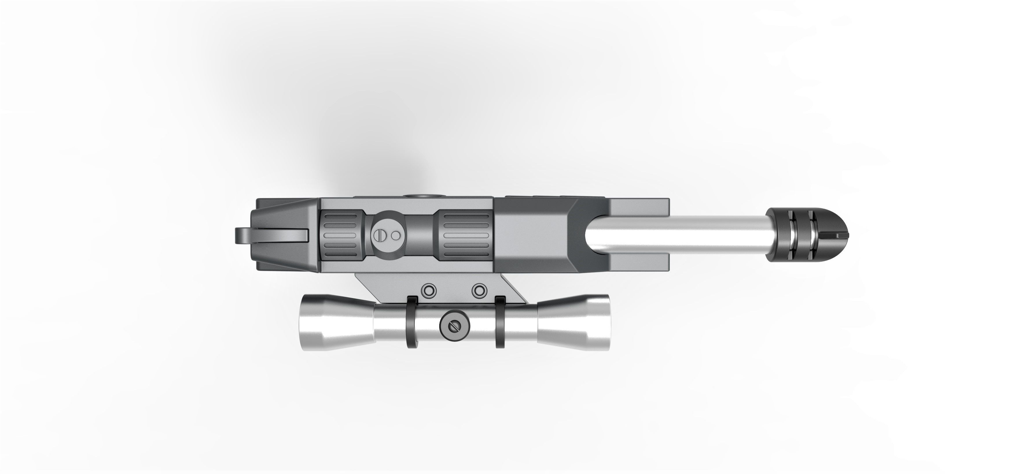 Captain Typho Blaster S-5 from Star Wars 3D model_9