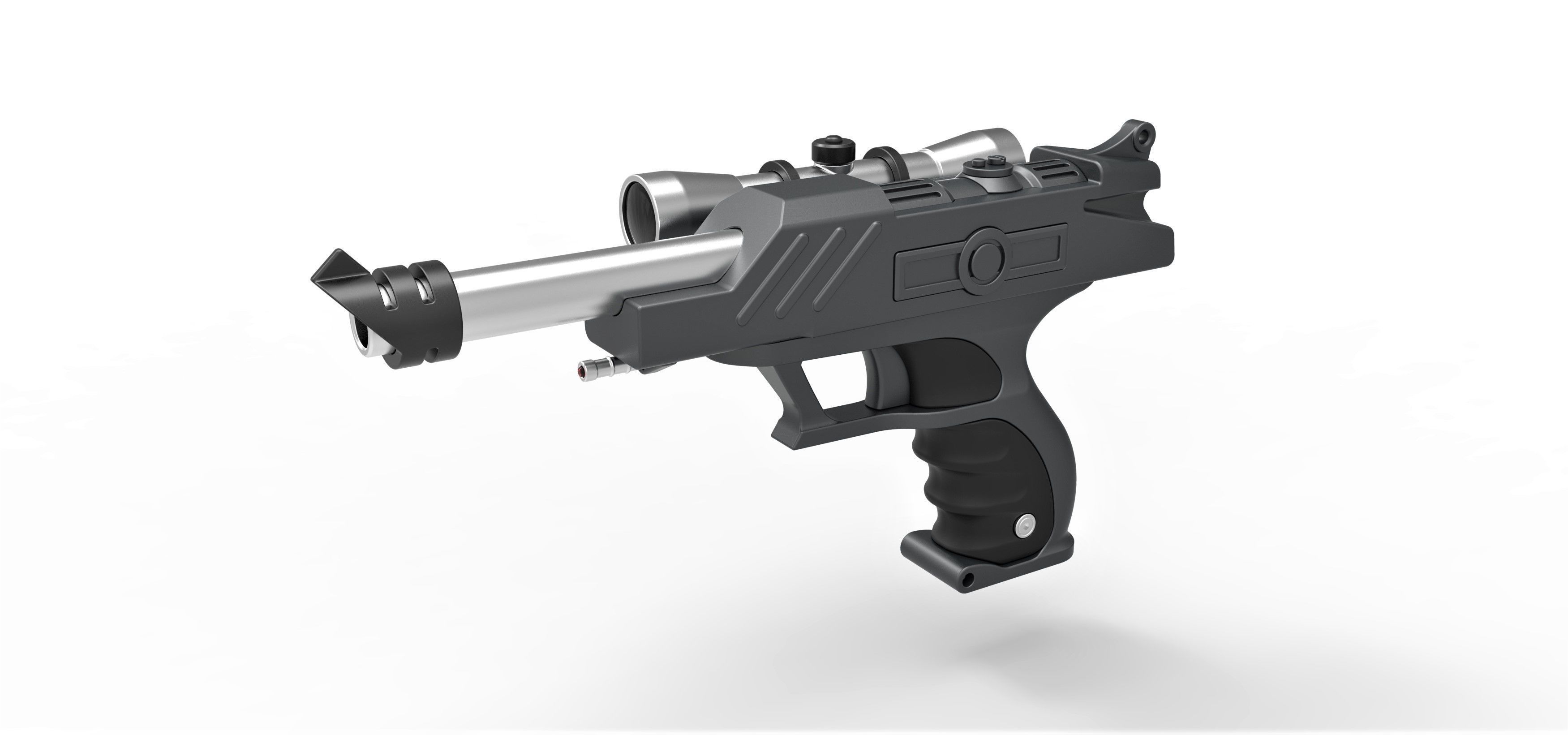 Captain Typho Blaster S-5 from Star Wars 3D model_18